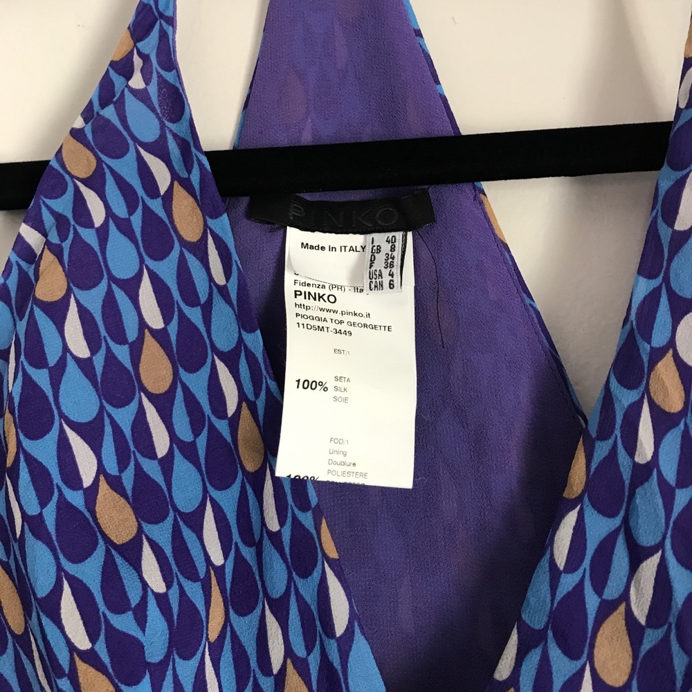 NEW PINKO HALTER TOP - Picture 3 of 5